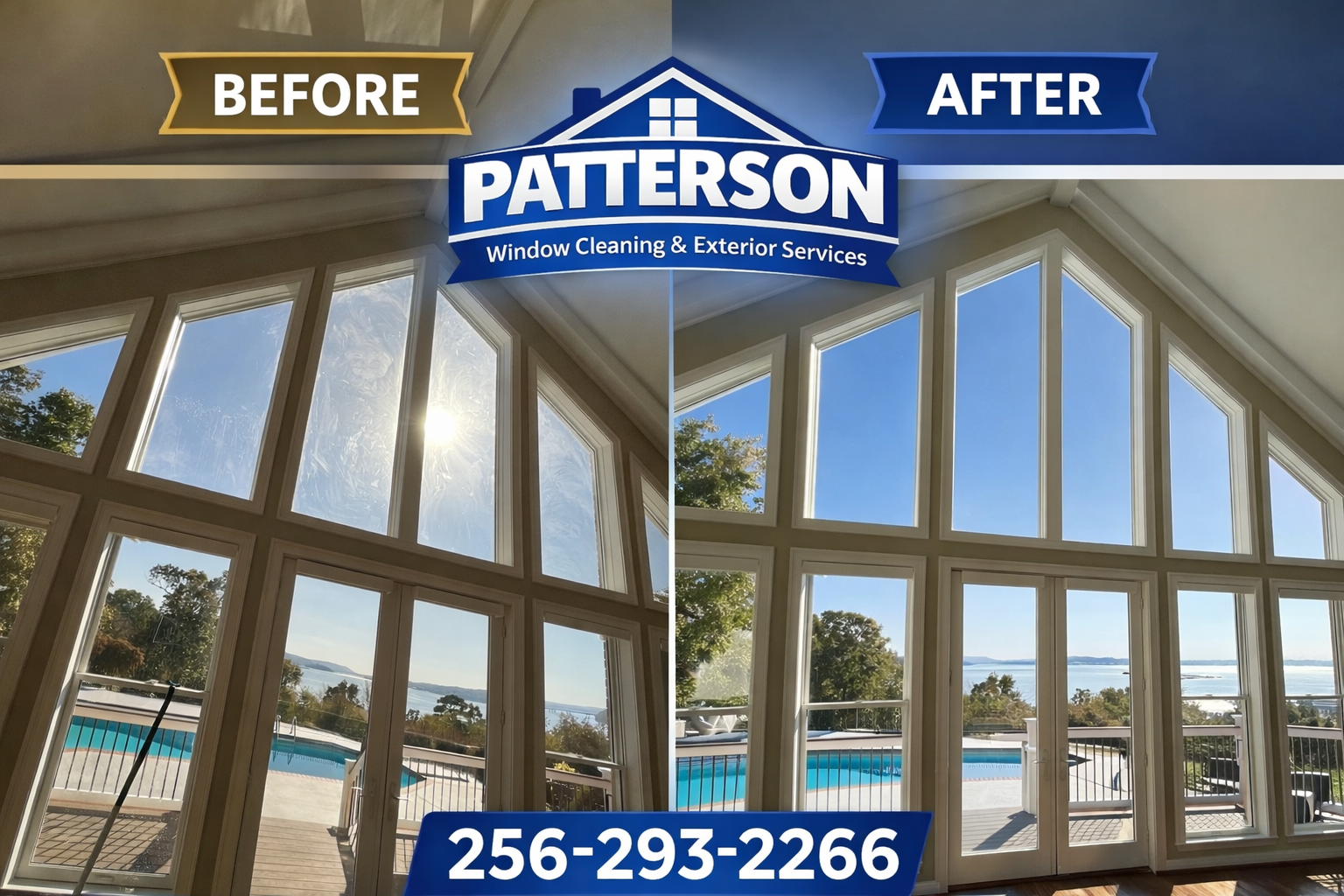 Window cleaning home in Huntsville  | Exterior & Interior Huntsville Guntersville Gadsden