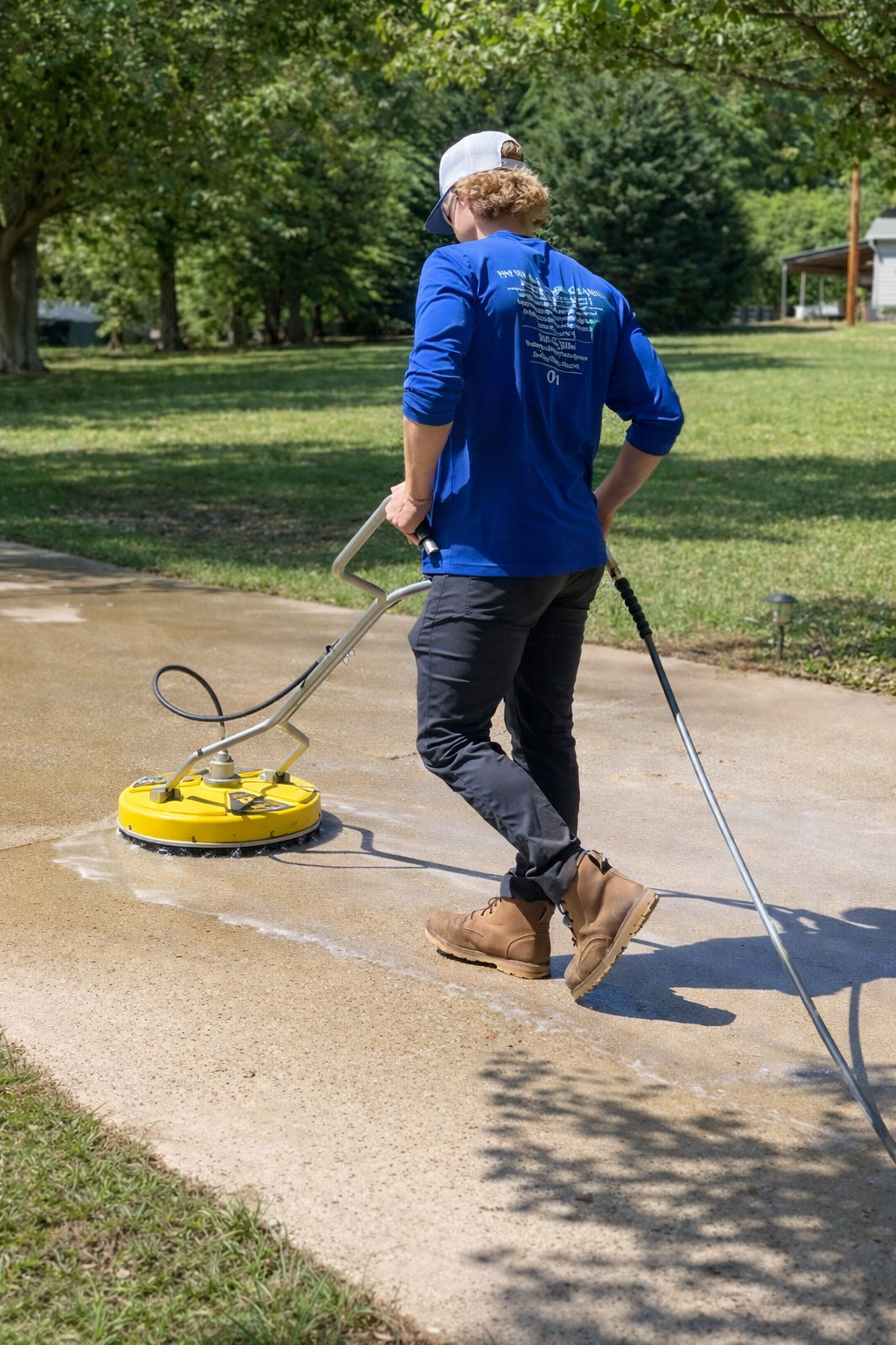 Power washing, Exterior cleaning